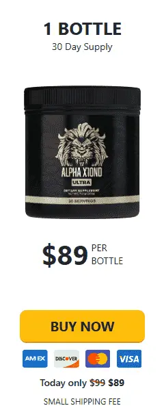 Alpha X10ND Ultra 1 Bottle Package