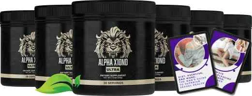 Alpha X10ND Ultra Supplement Bottle
